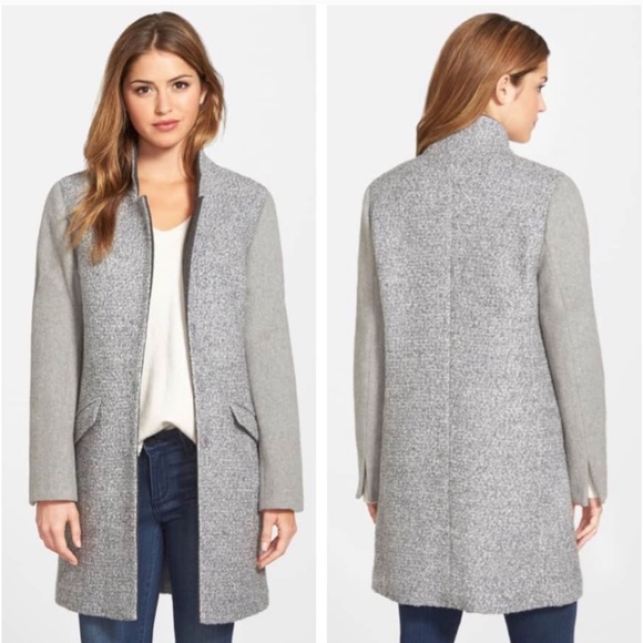 Kenneth Cole Reaction Gray Wool Coat